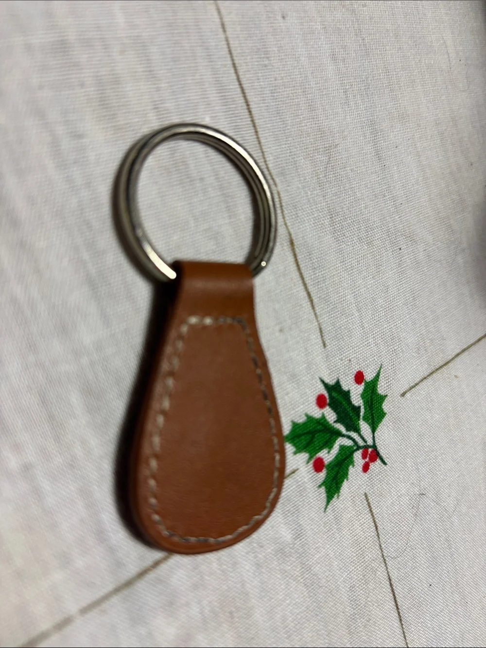 Aigner Leather Keychain
